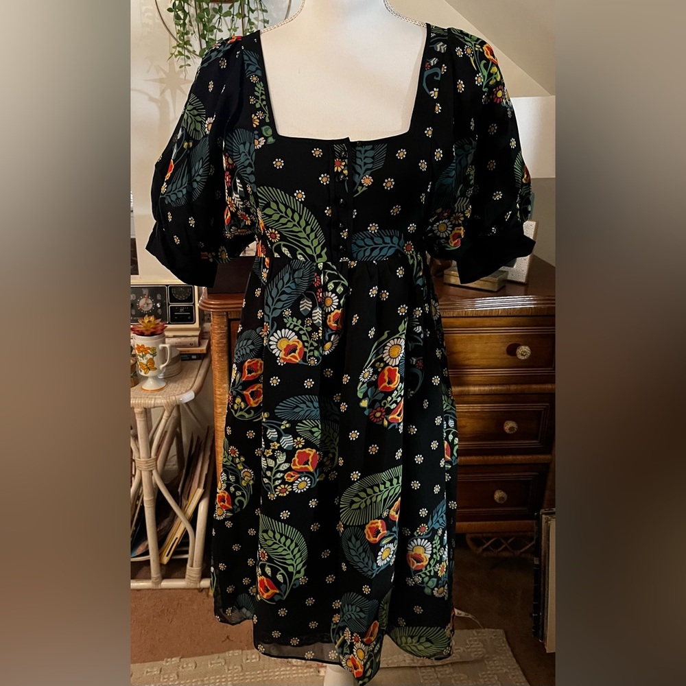 Maeve silk dress